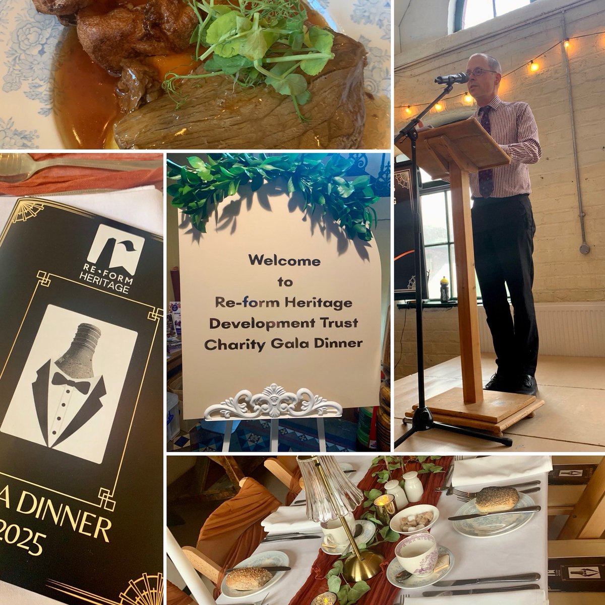 .<a href="/Middleport_Pot/">Middleport Pottery</a> was the atmospheric setting for this evening’s <a href="/ReFormHeritage/">Re-Form Heritage</a> Charity Gala Dinner. Well done Alasdair Brooks and team for organising a special evening in a very memorable location. And thank you to <a href="/StokeontrentBID/">Stoke-on-Trent BID</a> for the invitation