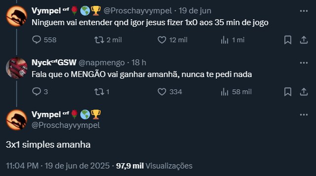 🚨 Veja l Torcedor prevê e acerta detalhes de jogos do Botafogo e do Flamengo na Copa do Mundo