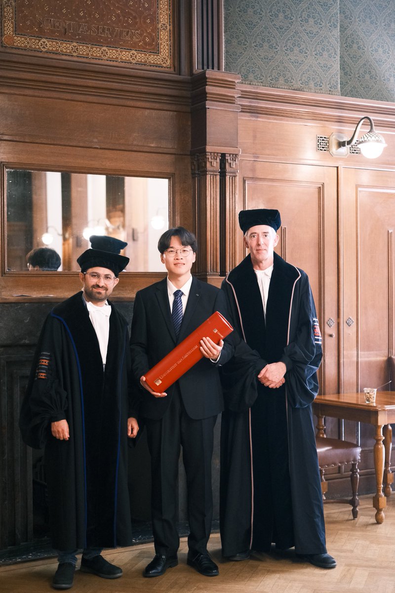 ChuanMg's tweet image. I defended my PhD thesis &quot;Optimizing Agentic Workflows for Information Access&quot; on 19 June 2025. I’m deeply grateful to my supervisors @mdr and @maliannejadi. Thanks to my committee members, Evangelos Kanoulas, Christof Monz, @zhaochun_ren, @andrewyates, and Emine Yilmaz.