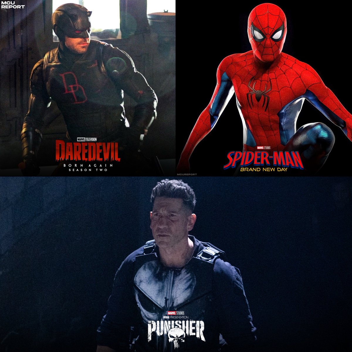MCUReport's tweet image. Jon Bernthal will be returning as The Punisher in 3 #MCU projects next year ☠️