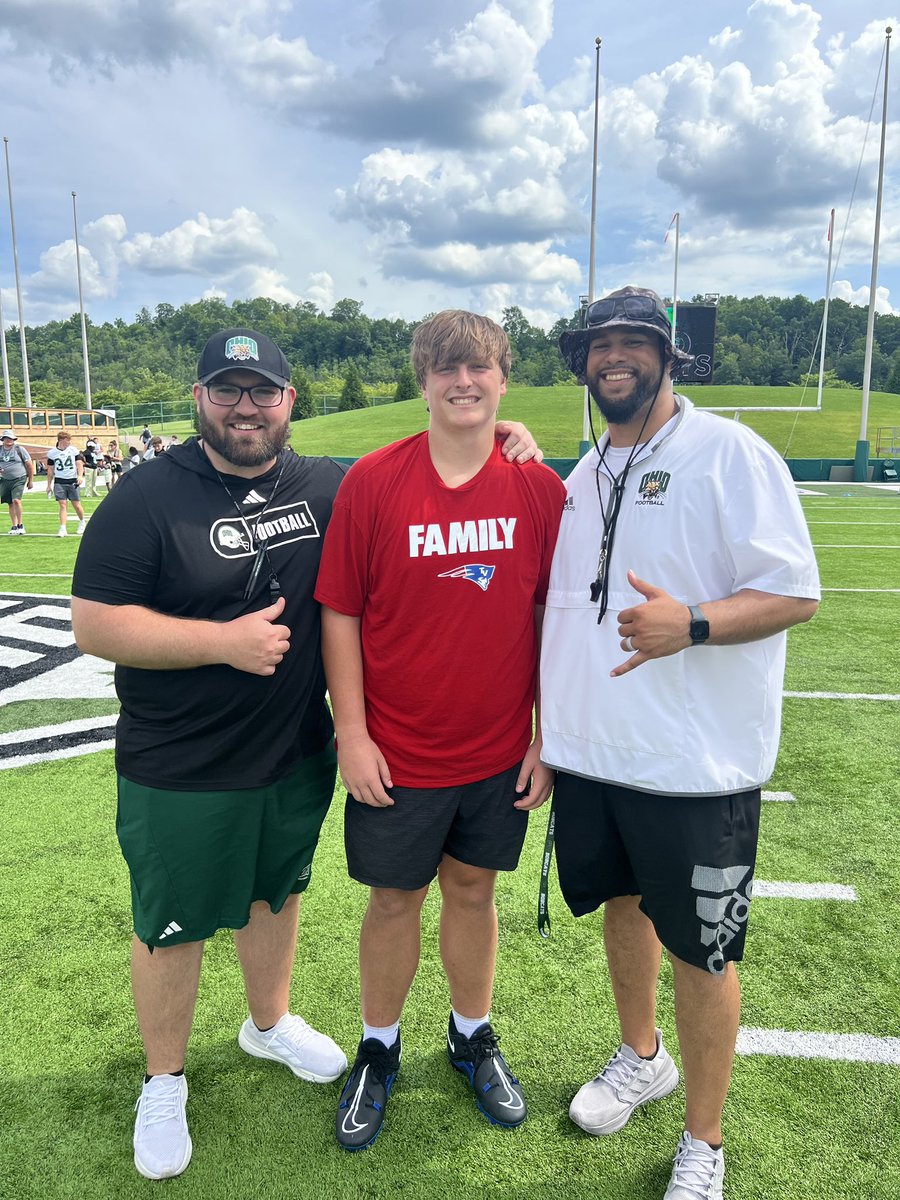 Dominic Black (@dominicblack56) on Twitter photo After a great camp and conversation with <a href="/Coach_Tavita/">Tavita Thompson</a> , l'm excited to announce I have received an offer from <a href="/OhioFootball/">Ohio Football</a> #GoBobcats #MAC
<a href="/CoachObly/">Kyle Obly</a> <a href="/LoganM_CFB/">Logan Meyer</a> <a href="/OLCoachPahl/">Brandon Pahl</a> <a href="/PrepRedzoneOH/">Prep Redzone Ohio</a> After a great camp and conversation with <a href="/Coach_Tavita/">Tavita Thompson</a> , l'm excited to announce I have received an offer from <a href="/OhioFootball/">Ohio Football</a> #GoBobcats #MAC
<a href="/CoachObly/">Kyle Obly</a> <a href="/LoganM_CFB/">Logan Meyer</a> <a href="/OLCoachPahl/">Brandon Pahl</a> <a href="/PrepRedzoneOH/">Prep Redzone Ohio</a>