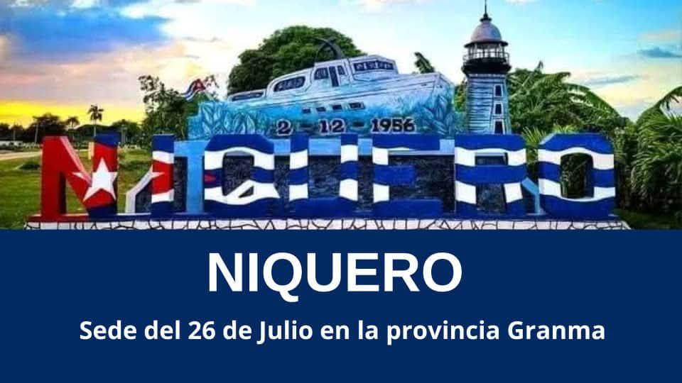 Muchas felicidades al Municipio  Niquero por resultar sede de actividades centrales por el 26 de Julio, en la #ProvinciaGranma.

#DeZurdaTeam
#GranmaConmigoCuenta.