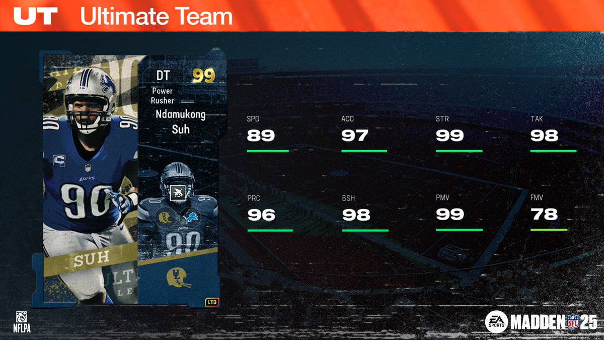 EASPORTS_MUT's tweet image. Ultimate Legends built for the trenches drop tomorrow in #Madden25 💥
👑 Reggie White
👑 Rob Gronkowski
👑 Ndamukong Suh
👑 Marshal Yanda