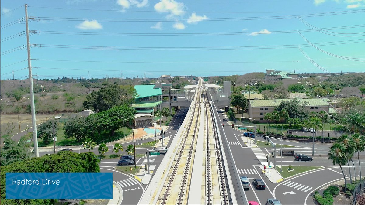 Happy #AlohaFriday !  🌈  🌺  🤙

This latest construction update flyover video shows Segment 2 of Skyline, from the Makalapa (Joint Base Pearl Harbor-Hickam) Station to the Lelepaua (Daniel K. Inouye International Airport) Station. 🚆✨

VIEW VIDEO &gt;
youtu.be/aBOqmB3_sEs