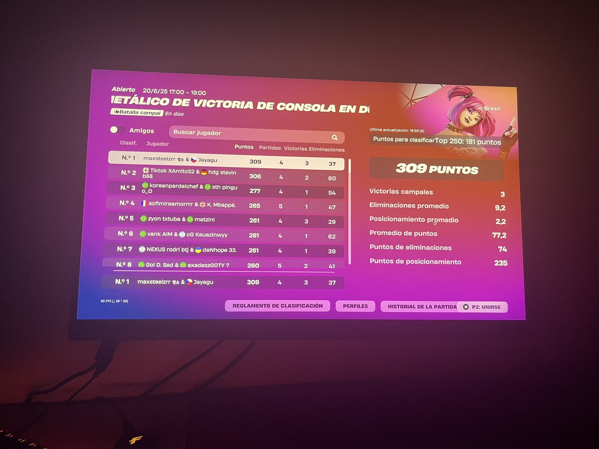 Qualed 3/4 wins  <a href="/maxsteelfn/">maxsteelfn</a> 

No popeo la última :(