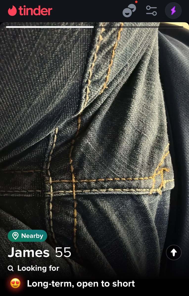 Do you think he gets lots of takers? Both pics are of his crotch. Shame on you, James.