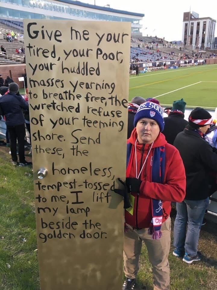 AmericanOutlaws's tweet photo. Every chant rings with every voice.
Every cheer tells every story.
Every seat holds someone ready to belong.

When our National Teams take the field, we stand together. 

Soccer is for everyone. AO is for all

Hold your scarf up and join the chorus. #AOFamily https://t.co/ewNeerbxCQ