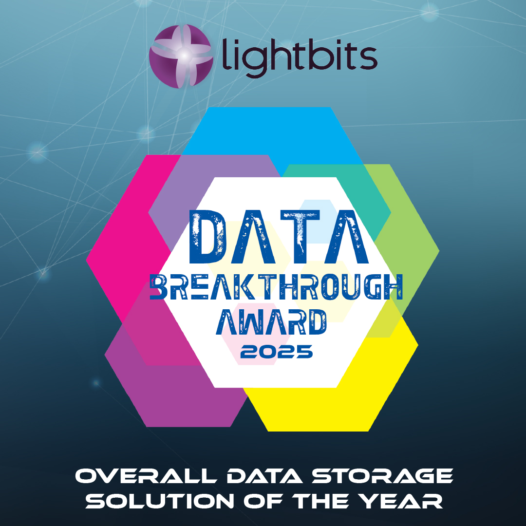 LightbitsLabs's tweet image. Lightbits Labs Wins “Overall Data Storage Solution of the Year” in 6th Annual Data Breakthrough Awards Program
#DataBreakthrough #TechAwards #LightbitsLabs
