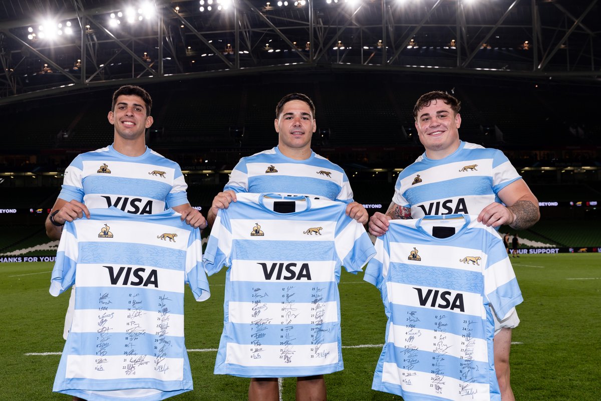 El primero con la camiseta más linda. ¡𝗙𝗲𝗹𝗶𝗰𝗶𝘁𝗮𝗰𝗶𝗼𝗻𝗲𝘀! 🇦🇷

#SomosLosPumas