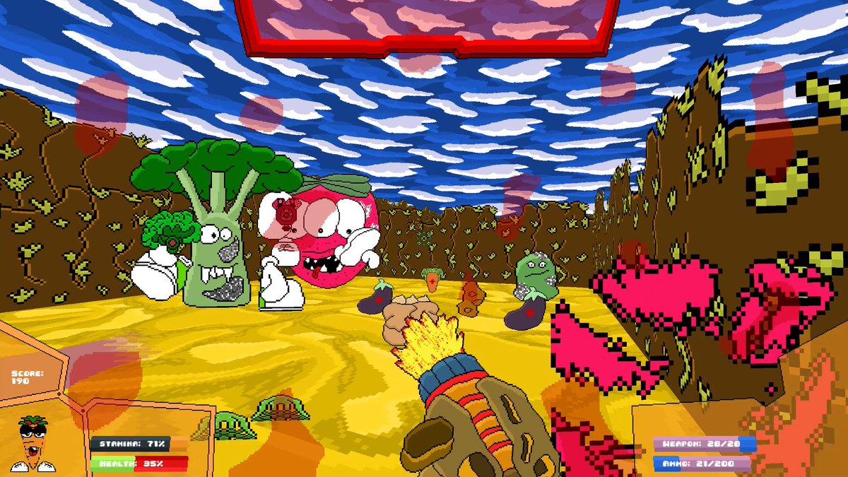 guyzacgfg's tweet image. Some new in game action! This is the Tumeric weapon! Splatter time it is! @gamemakerstudio @aseprite #gamemakerstudio #gamemaker #gamedevelopment #gamedev #aseprite #pixelart #gameart #fps #retrofps #boomershooter #games #game #retro #oldschool #vegoutcrew