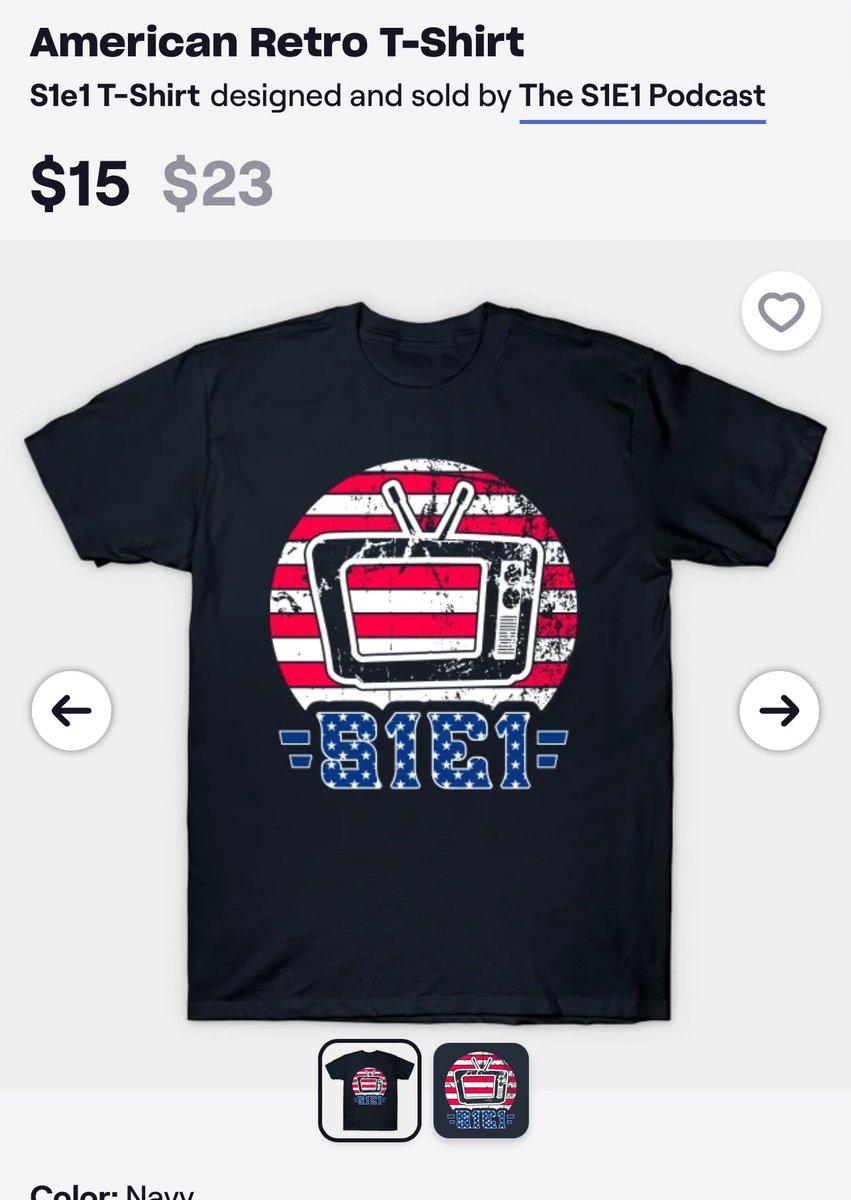 New Merch drop! 

Order now to get it by the. #4thofJuly

Find it on the merch tab at S1E1Pod.com