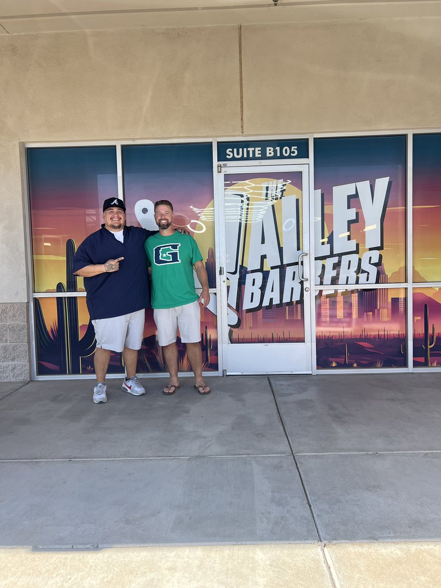 Goodyear Mavs Football (@ghsmavsfb) on Twitter photo Goodyear supporting Goodyear! 💈
Big thanks to our team barber <a href="/the_vllybarbers/">The Valley Barbers</a> for always coming through for the program. ⭐️ Cuts + real convo = unmatched. Appreciate you, Alejandro! 💚
#WEareGoodyear #MavsTeamBarber #CheckThemOut 🔥🔥🔥 Goodyear supporting Goodyear! 💈
Big thanks to our team barber <a href="/the_vllybarbers/">The Valley Barbers</a> for always coming through for the program. ⭐️ Cuts + real convo = unmatched. Appreciate you, Alejandro! 💚
#WEareGoodyear #MavsTeamBarber #CheckThemOut 🔥🔥🔥