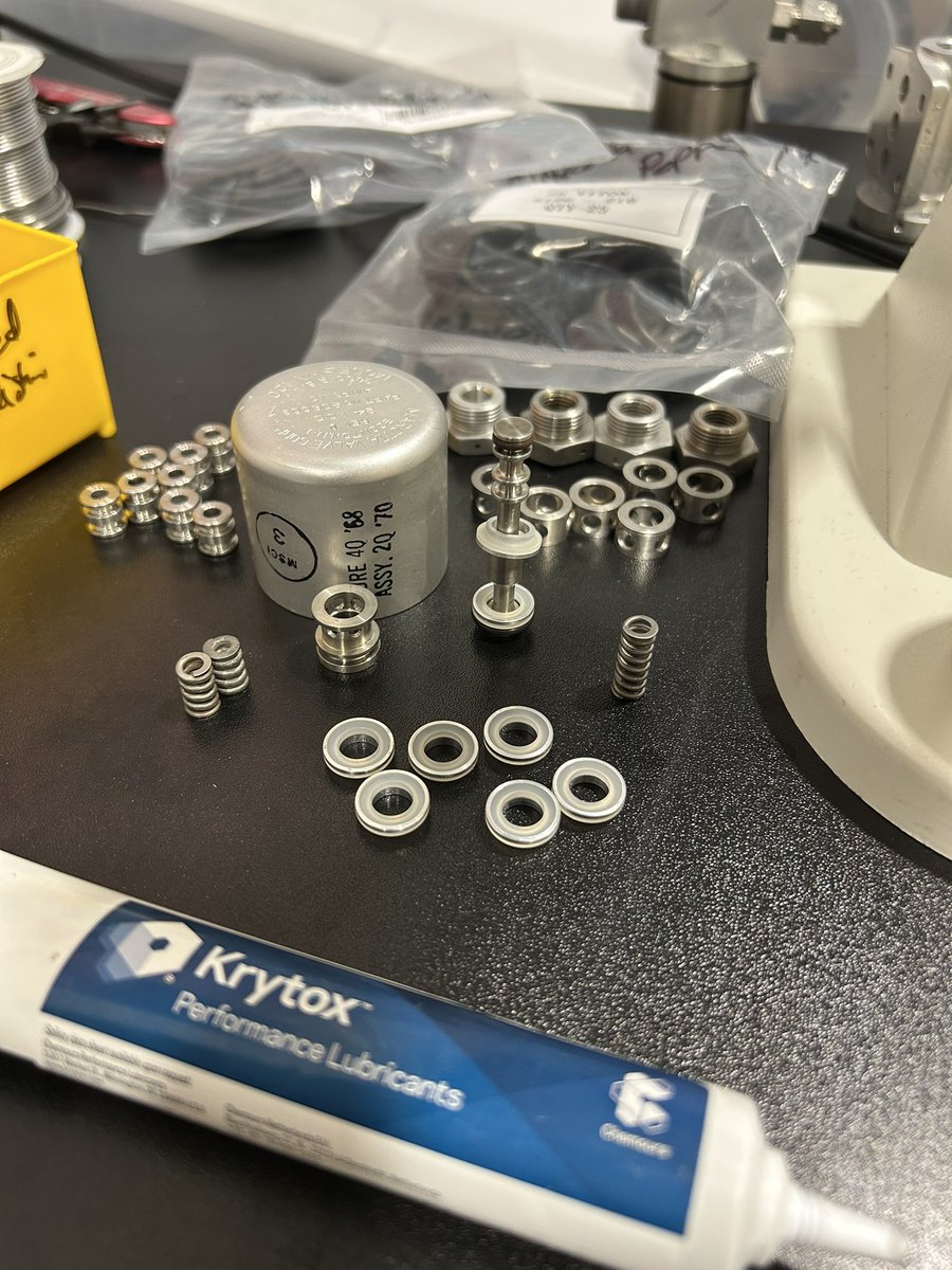 I just spent all day learning how to rebuild 1970s Marotta valves with Tim Pickens. These valves were made during the Apollo years and now we’re using them to run our rocket test stand.

Transcendent!