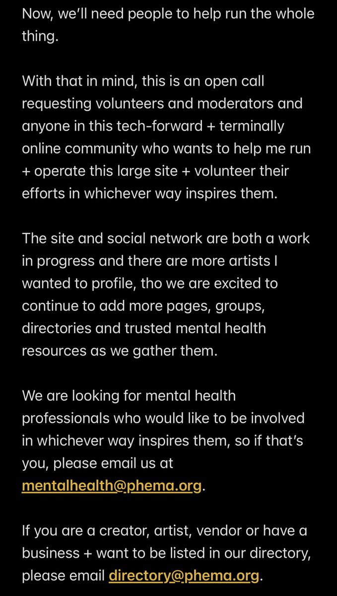 Magdalena *Maggie* Kazmierowski (@magkaz) on Twitter photo Hiya, pals! ♥️ Introducing PHEMA, the Phriendly Helping Emergency Mutual Aid Network + our partnership w VURV Health to offer healthcare + mental healthcare for the Phish community. Learn more at phema.org/healthcare + follow <a href="/PHEMAnetwork/">PHEMA network</a>
Happy solstice + summer tour! ⭕️➕♥️ Hiya, pals! ♥️ Introducing PHEMA, the Phriendly Helping Emergency Mutual Aid Network + our partnership w VURV Health to offer healthcare + mental healthcare for the Phish community. Learn more at phema.org/healthcare + follow <a href="/PHEMAnetwork/">PHEMA network</a>
Happy solstice + summer tour! ⭕️➕♥️