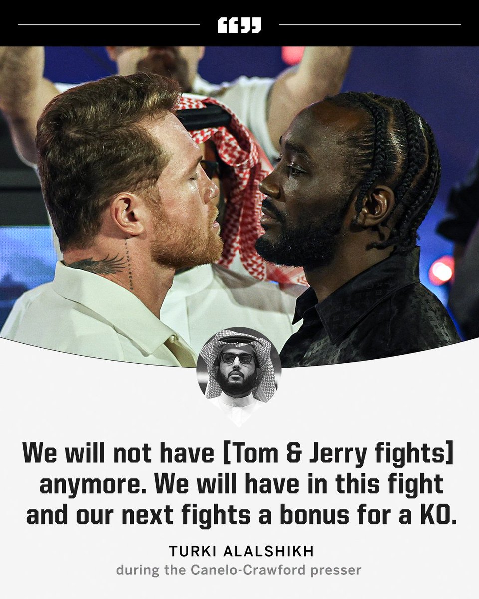 Alalshikh did not specify how much the bonus would be or whether it would be installed for the undercard.

The implementation mirrors what his promoting partner, UFC CEO Dana White, uses in the UFC with Performance Bonuses.