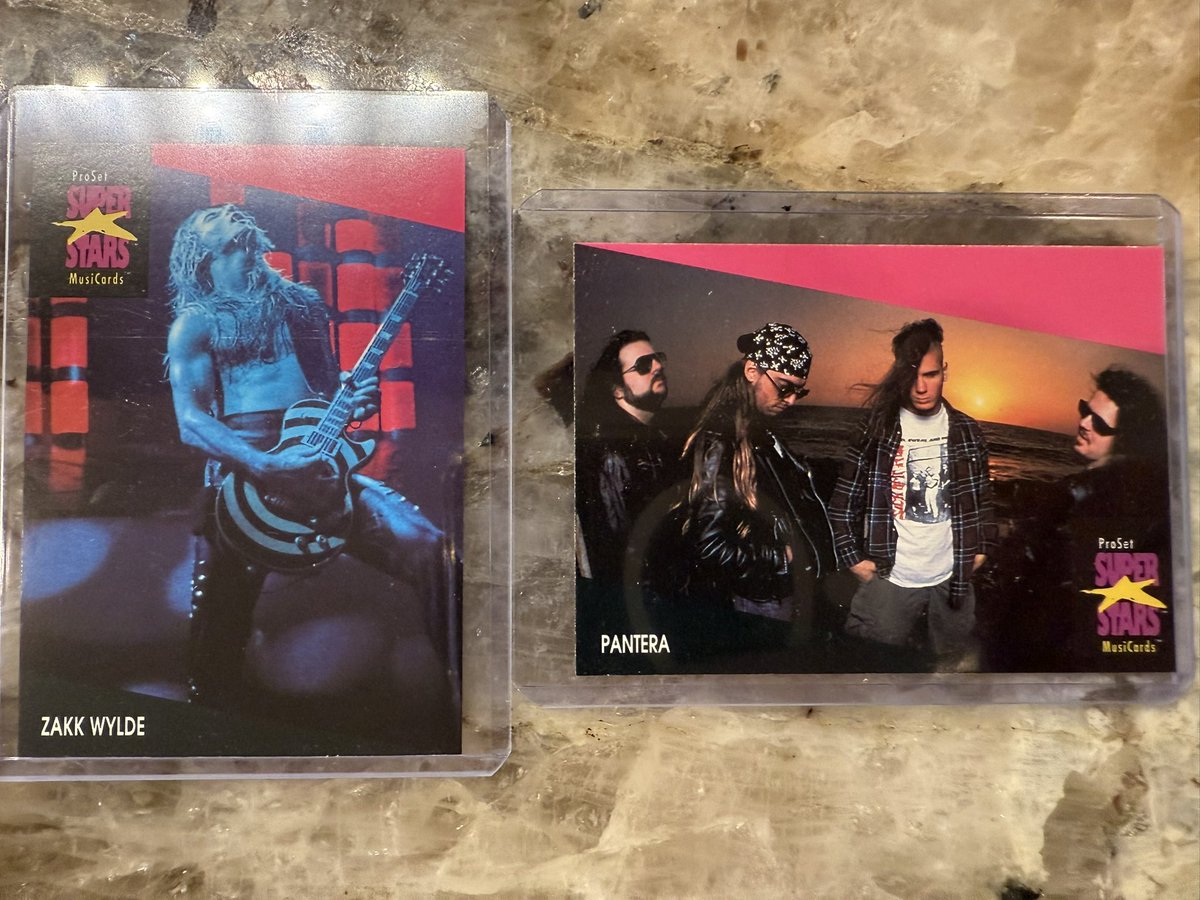 GuitarBP (@bpeck79) on Twitter photo Dimebag Darrell and Zakk Wylde rookie cards. I need to get some of these PSA graded! 🤘🏻🎸🤘🏻<a href="/ZakkWyldeBLS/">Zakk Wylde</a> <a href="/Pantera/">Pantera</a> Dimebag Darrell and Zakk Wylde rookie cards. I need to get some of these PSA graded! 🤘🏻🎸🤘🏻<a href="/ZakkWyldeBLS/">Zakk Wylde</a> <a href="/Pantera/">Pantera</a>