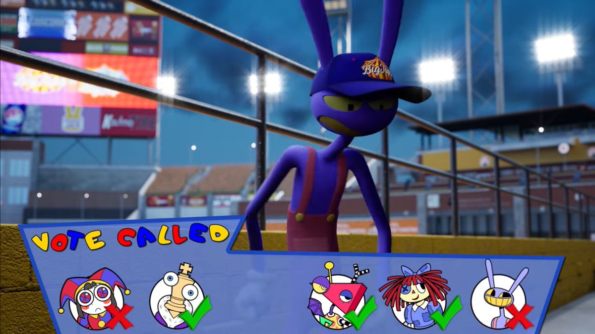 Think abt how Pomni didn’t wanna humiliate Jax with the maid dress vote like… ✨ #tadc #funnybunny #jaxxpomni