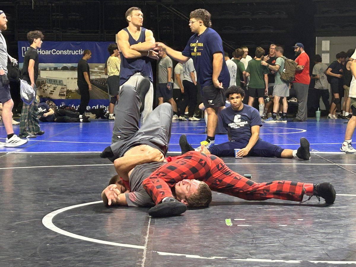 We are approximately 7 practices, 8 duals, a waterfall swimming hole, a watermelon bust, and a hot sauce challenge into camp. We have 2 duals, two practices, a mountain overlook and a Buckee’s visit left. keep working Red Devils! <a href="/UTCWrestling/">ChattanoogaWrestling</a> <a href="/JeffRedDevilsAD/">Jeff Red Devils Athletic Dept.</a>