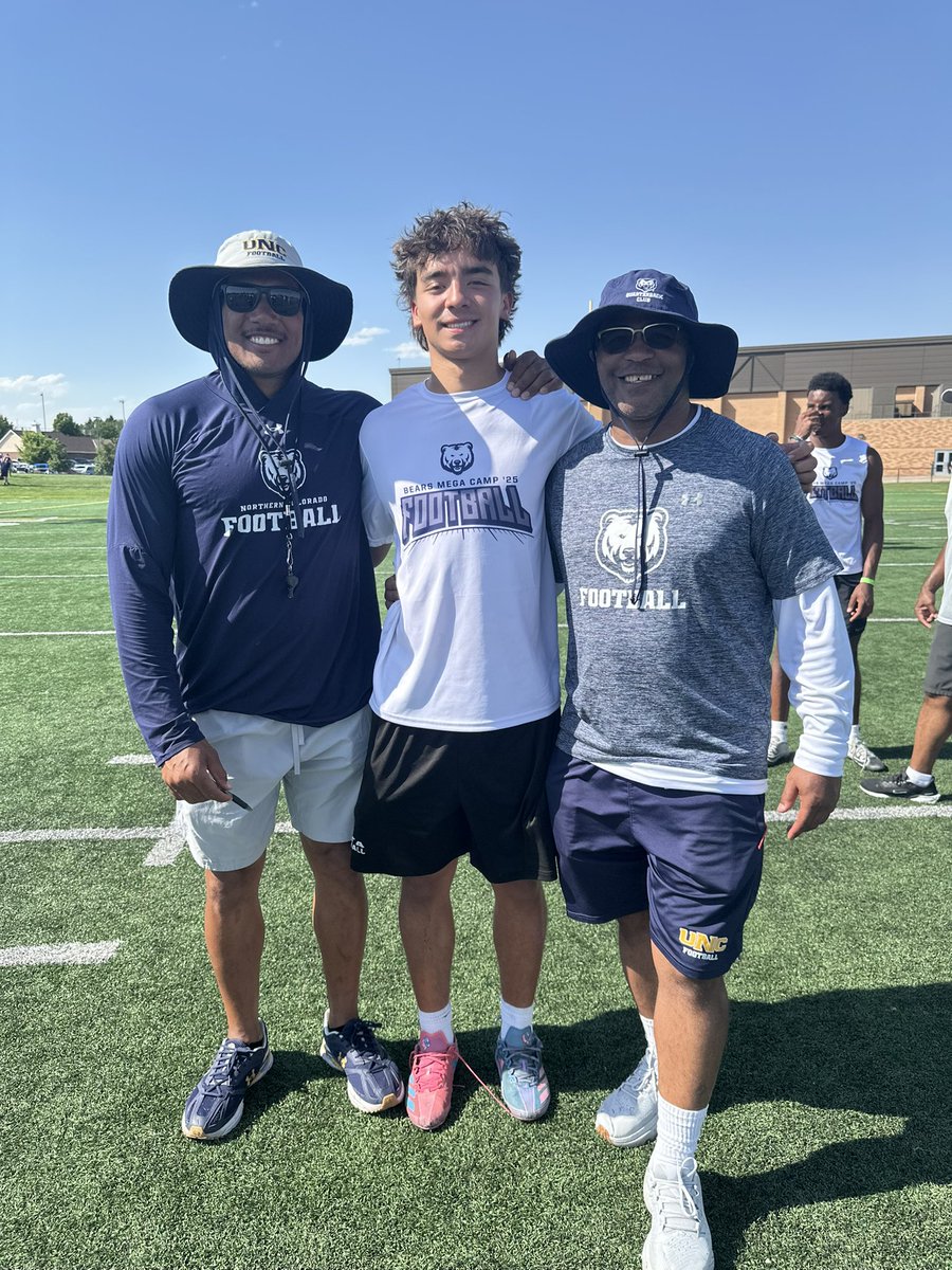 Evan Morton (@evanmortonn) on Twitter photo After an amazing camp I’m grateful to say I’ve received my 2nd D1 offer to the University of Northern Colorado. Thank you for the opportunity! <a href="/CoachPHadley/">Preston Hadley</a> <a href="/CoachRigell/">Mike J.Rigell</a> <a href="/UNCLamb/">Ed Lamb</a>
<a href="/bburdette/">Blake Burdette</a> <a href="/joe_tuha/">Joe Tuha</a> <a href="/HendricksonMJ/">Marshall Hendrickson</a> <a href="/UNC_BearsFB/">Northern Colorado Football</a> After an amazing camp I’m grateful to say I’ve received my 2nd D1 offer to the University of Northern Colorado. Thank you for the opportunity! <a href="/CoachPHadley/">Preston Hadley</a> <a href="/CoachRigell/">Mike J.Rigell</a> <a href="/UNCLamb/">Ed Lamb</a>
<a href="/bburdette/">Blake Burdette</a> <a href="/joe_tuha/">Joe Tuha</a> <a href="/HendricksonMJ/">Marshall Hendrickson</a> <a href="/UNC_BearsFB/">Northern Colorado Football</a>