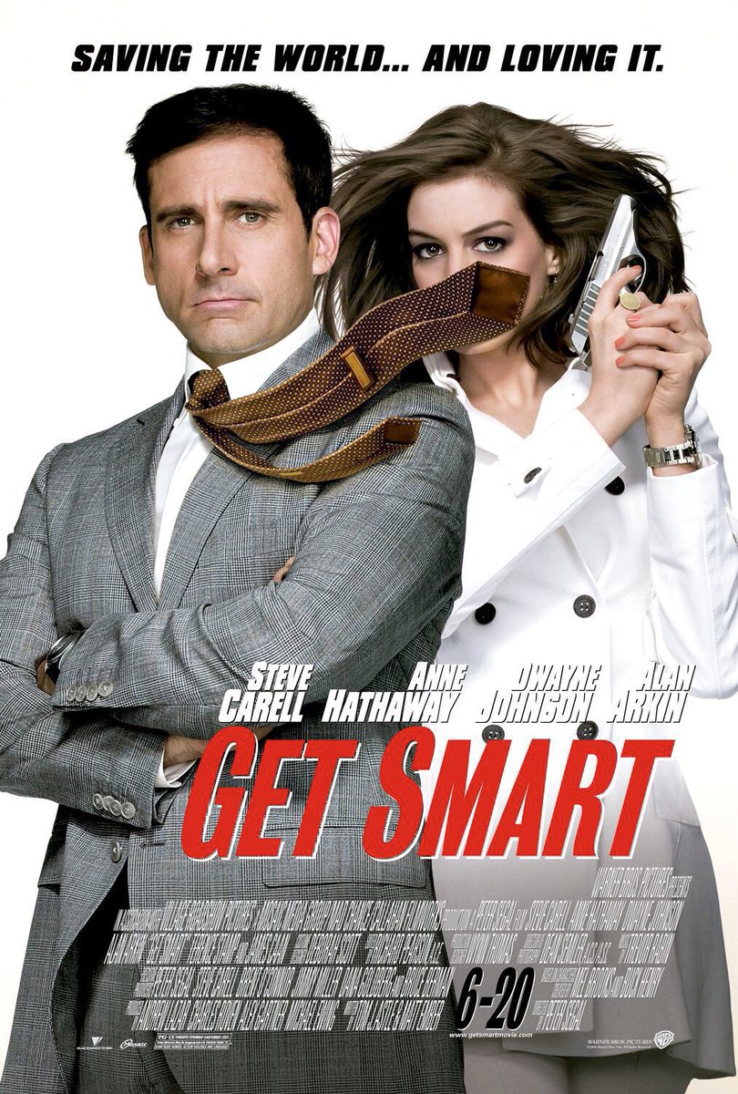 FilmNewsNos's tweet photo. 🎬MOVIE HISTORY: 17 years ago today, June 20, 2008, the movie 'Get Smart' opened in theaters!
#SteveCarell #AnneHathaway #DwayneJohnson (@TheRock ) #AlanArkin #TerenceStamp @terrycrews #DavidKoechner #JamesCaan #BillMurray #PatrickWarburton #MasiOka #NateTorrence #KenDavitian https://t.co/5RuqZpVBVH