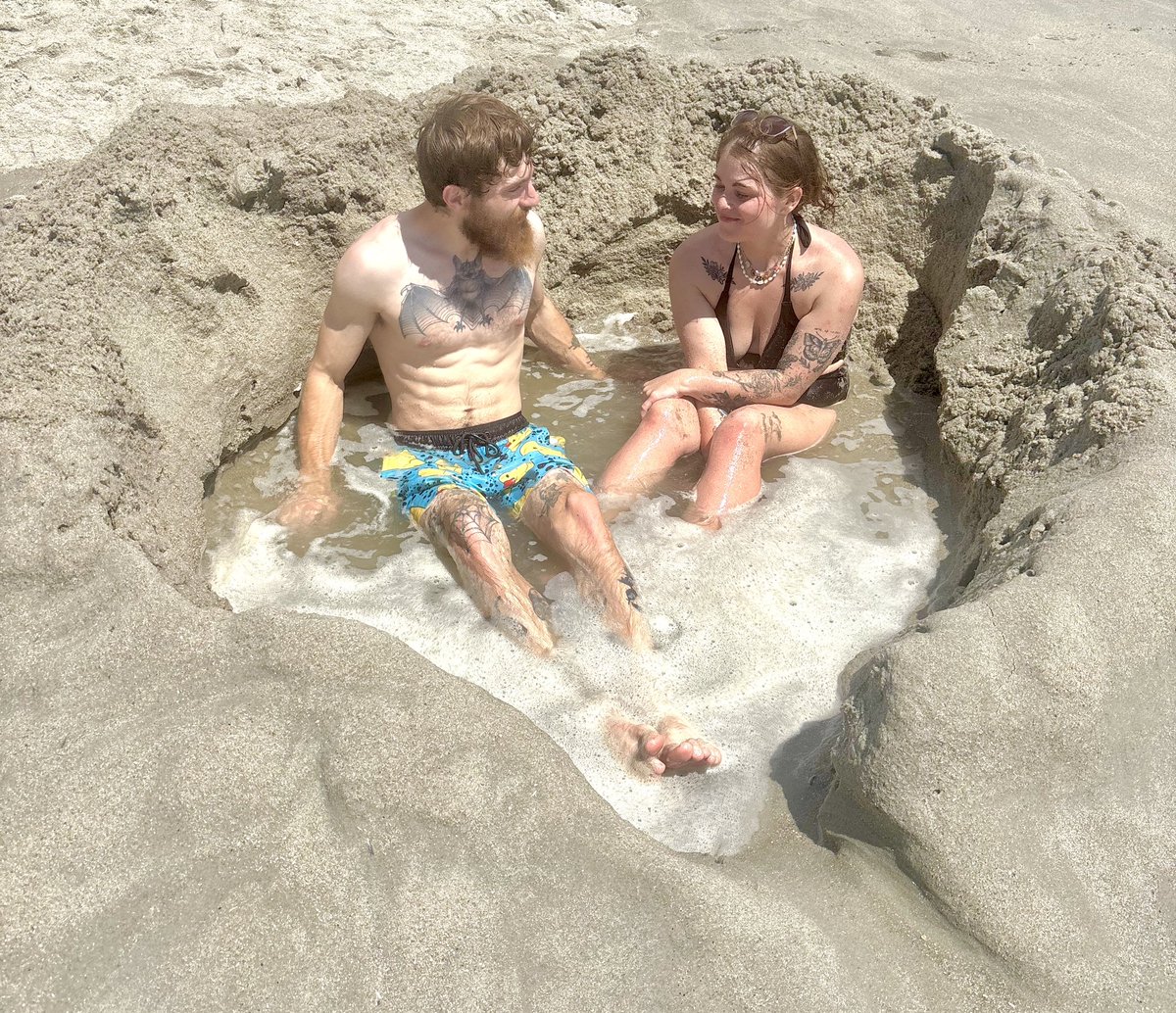 I wanna go back to the beach though