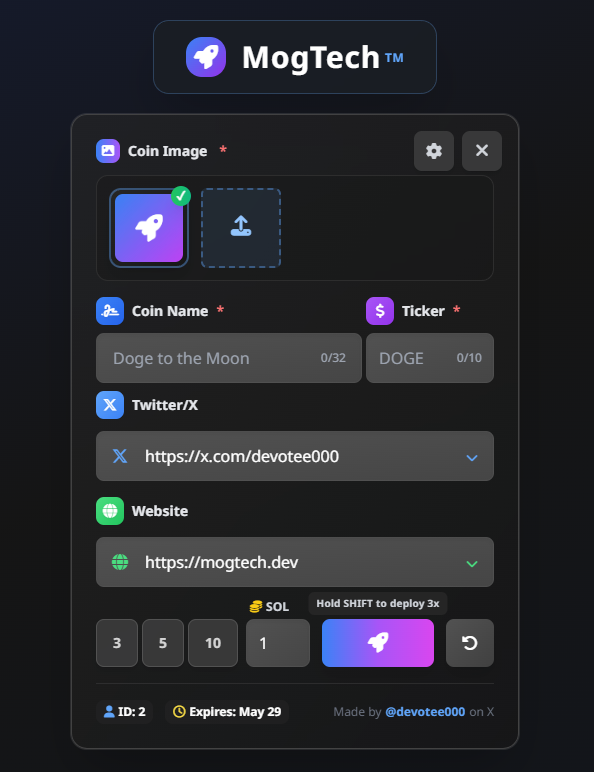MogTech V2.0 has been released!

🆓 You can claim your 3 day free trial now by signing up on mogtech.dev

Discord community: discord.gg/mogtech