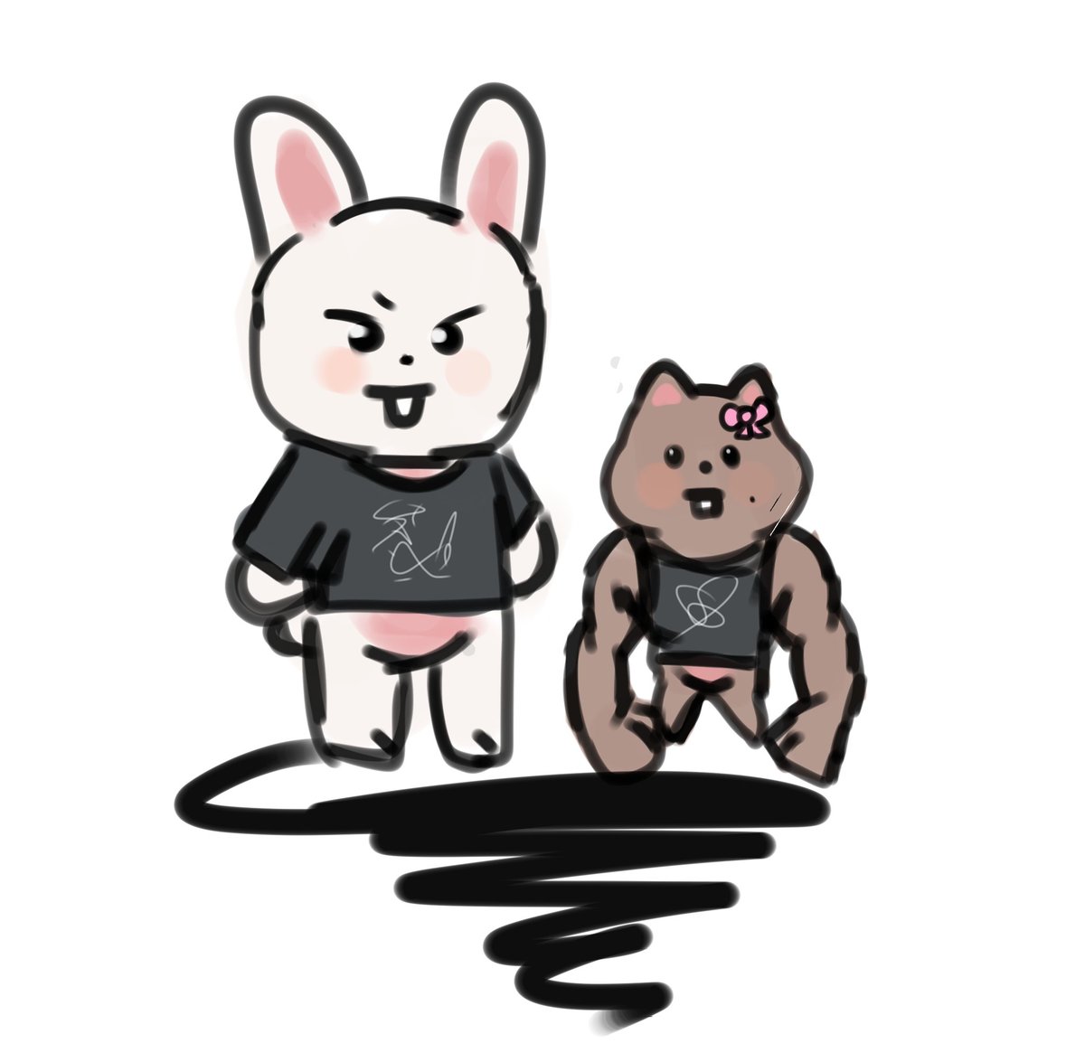 alee_leee3's tweet photo. Sorry. I couldn't resist. #minsung #SKZOOfanart #hanissobuffbuttinybesideminho https://t.co/aBaXIetp1k
