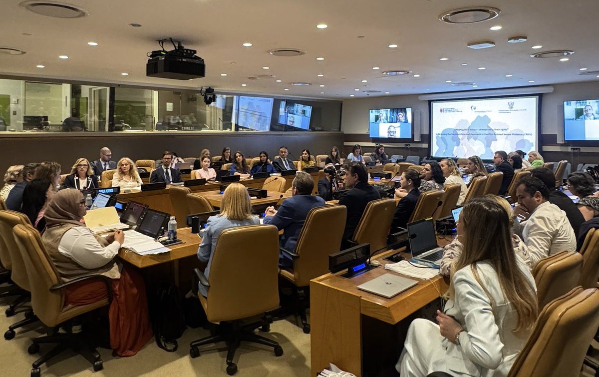 RallyForHerJustice (@rallyforher) on Twitter photo Hearing their Voices-championing their rights, addressing the survivor-oriented approach in #CRSVConflict a great panel session held at the <a href="/UN/">United Nations</a> on the UN Internationall Day for the Elimination of Sexual Violence in Conflict, co-hosted by the <a href="/AlMissionUN/">Albania in UN</a> <a href="/UKRinUN/">UKR Mission to the UN</a> <a href="/UN_Sudan/">United Nations Sudan</a> Hearing their Voices-championing their rights, addressing the survivor-oriented approach in #CRSVConflict a great panel session held at the <a href="/UN/">United Nations</a> on the UN Internationall Day for the Elimination of Sexual Violence in Conflict, co-hosted by the <a href="/AlMissionUN/">Albania in UN</a> <a href="/UKRinUN/">UKR Mission to the UN</a> <a href="/UN_Sudan/">United Nations Sudan</a>