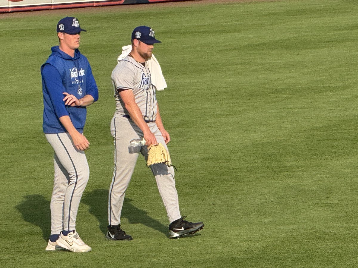 dcwelch_24's tweet image. In Reading, PA tonight to catch McCade Brown, even though he’s already tossed a gem this series. There’s a lot of Hoosier personnel recognized around the stadium with Mickey Morandini, Scott Rolen, and Dan Held
