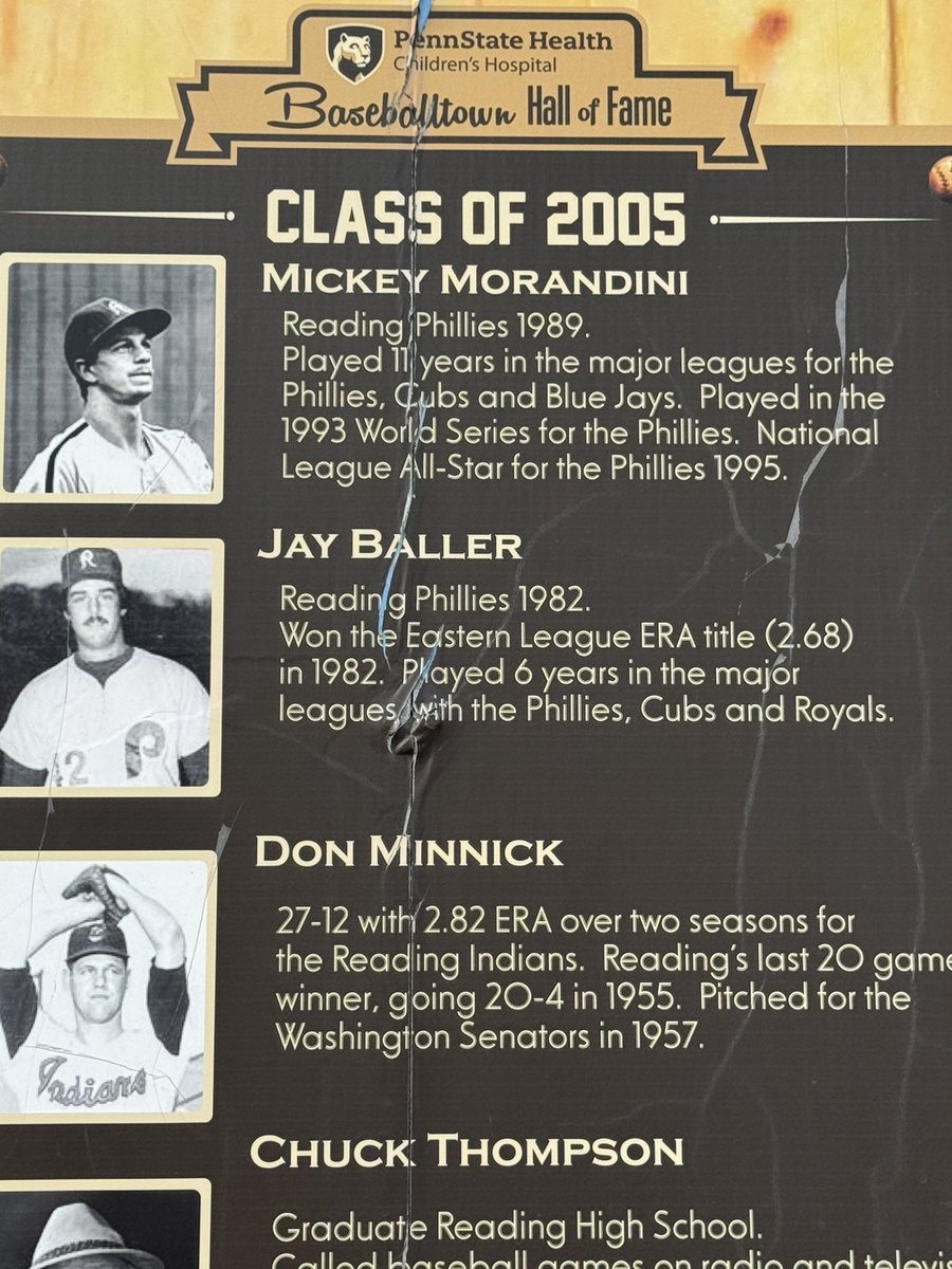 dcwelch_24's tweet image. In Reading, PA tonight to catch McCade Brown, even though he’s already tossed a gem this series. There’s a lot of Hoosier personnel recognized around the stadium with Mickey Morandini, Scott Rolen, and Dan Held