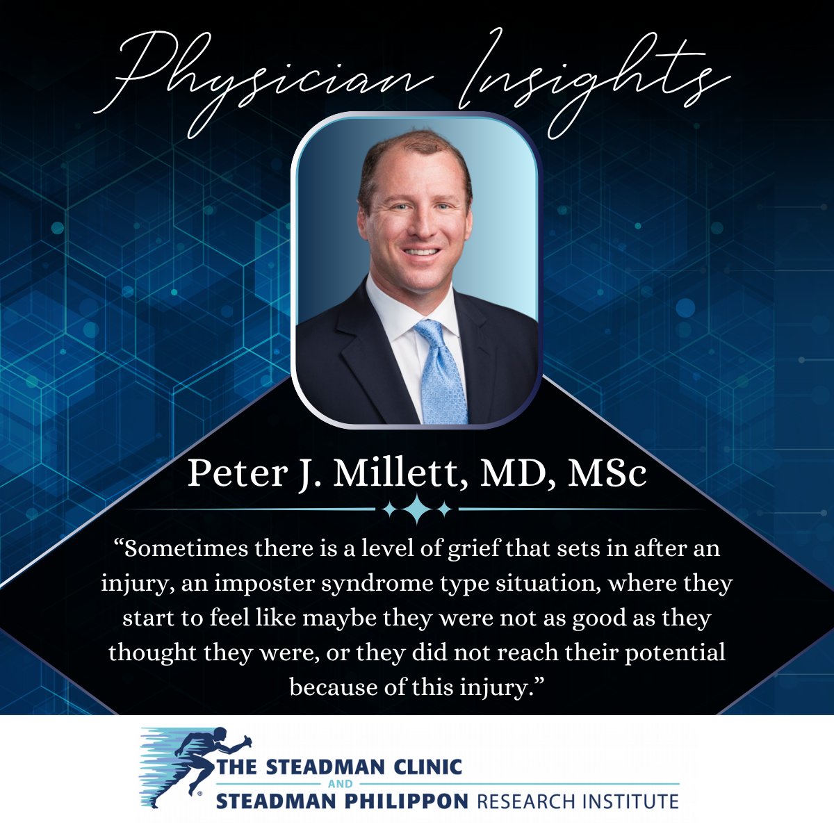 ⚖️ As #NILpolicies transform amateur sports, physicians face growing pressure to balance athlete health with brand-driven expectations. Dr. Peter Millett of The Steadman Clinic joined other top #SportsMedicine physicians to discuss the impact of these policies.