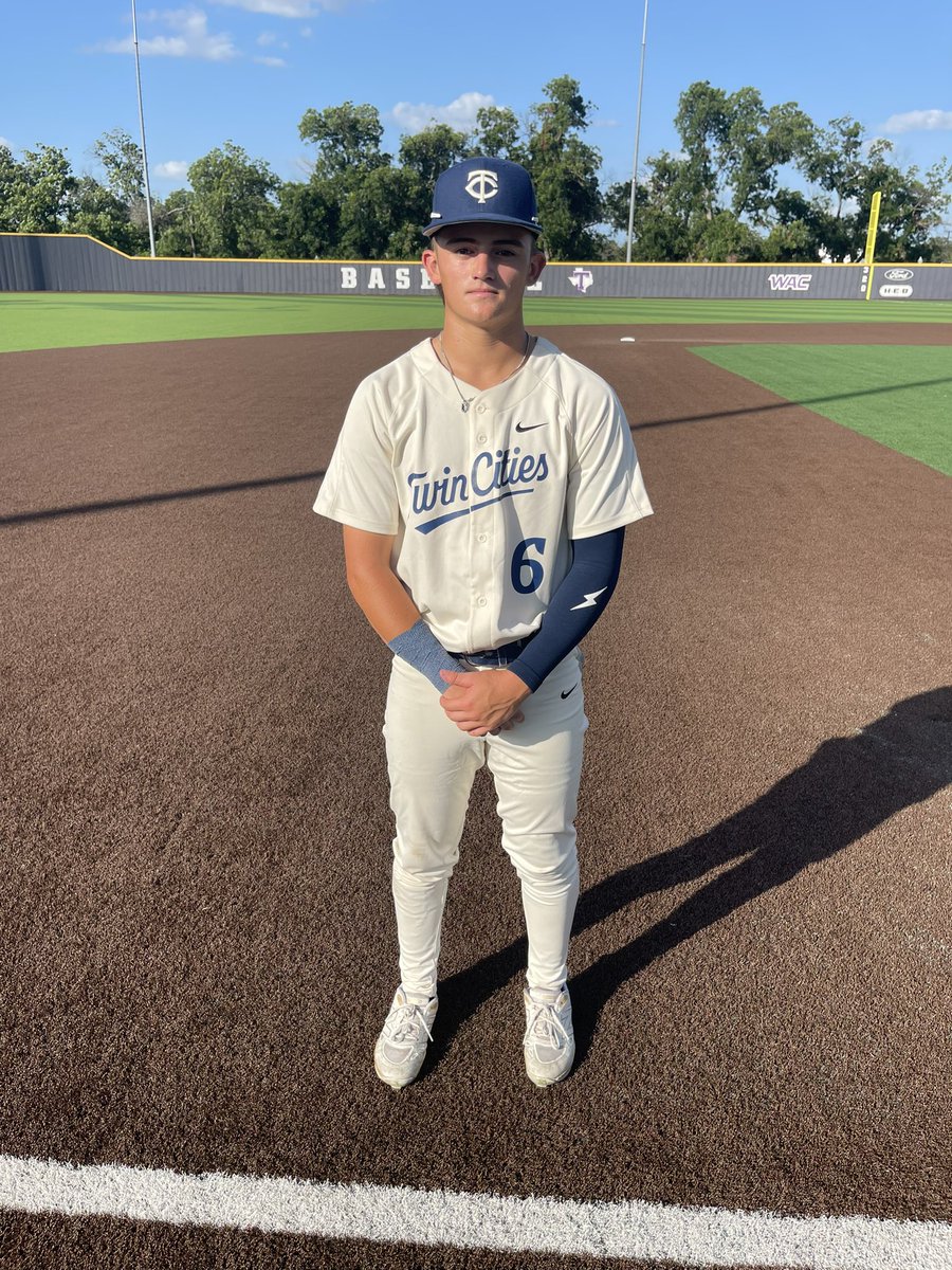 ✭Five Tool Texas✭ (@fivetooltexas) on Twitter photo F: <a href="/DFWTwins/">DFW TWINS</a> Scout 17U 13, TBT Ballers Texas National 17U 8
PoG: <a href="/J_Dutchover7/">Jacoby Dutchover</a> 2-2, 3 RBI, R, BB
Notable: <a href="/HankBerkner/">Hank Berkner</a> 3-3, 3B, RBI F: <a href="/DFWTwins/">DFW TWINS</a> Scout 17U 13, TBT Ballers Texas National 17U 8
PoG: <a href="/J_Dutchover7/">Jacoby Dutchover</a> 2-2, 3 RBI, R, BB
Notable: <a href="/HankBerkner/">Hank Berkner</a> 3-3, 3B, RBI