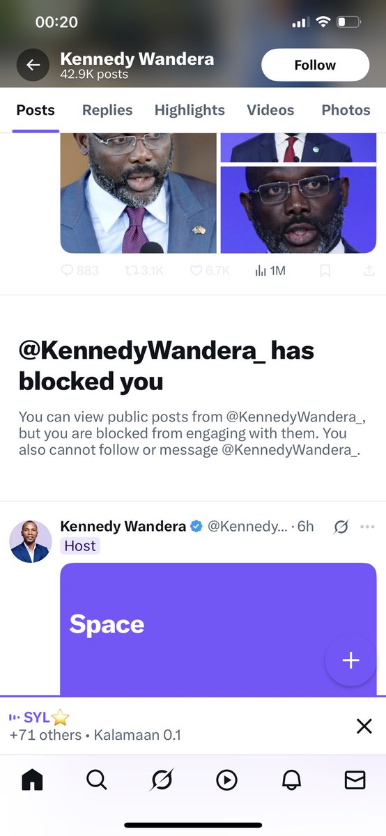 In the end, you really couldn’t handle it, so you resorted to blocking. 😂😂😂 <a href="/KennedyWandera_/">Kennedy Wandera</a>
