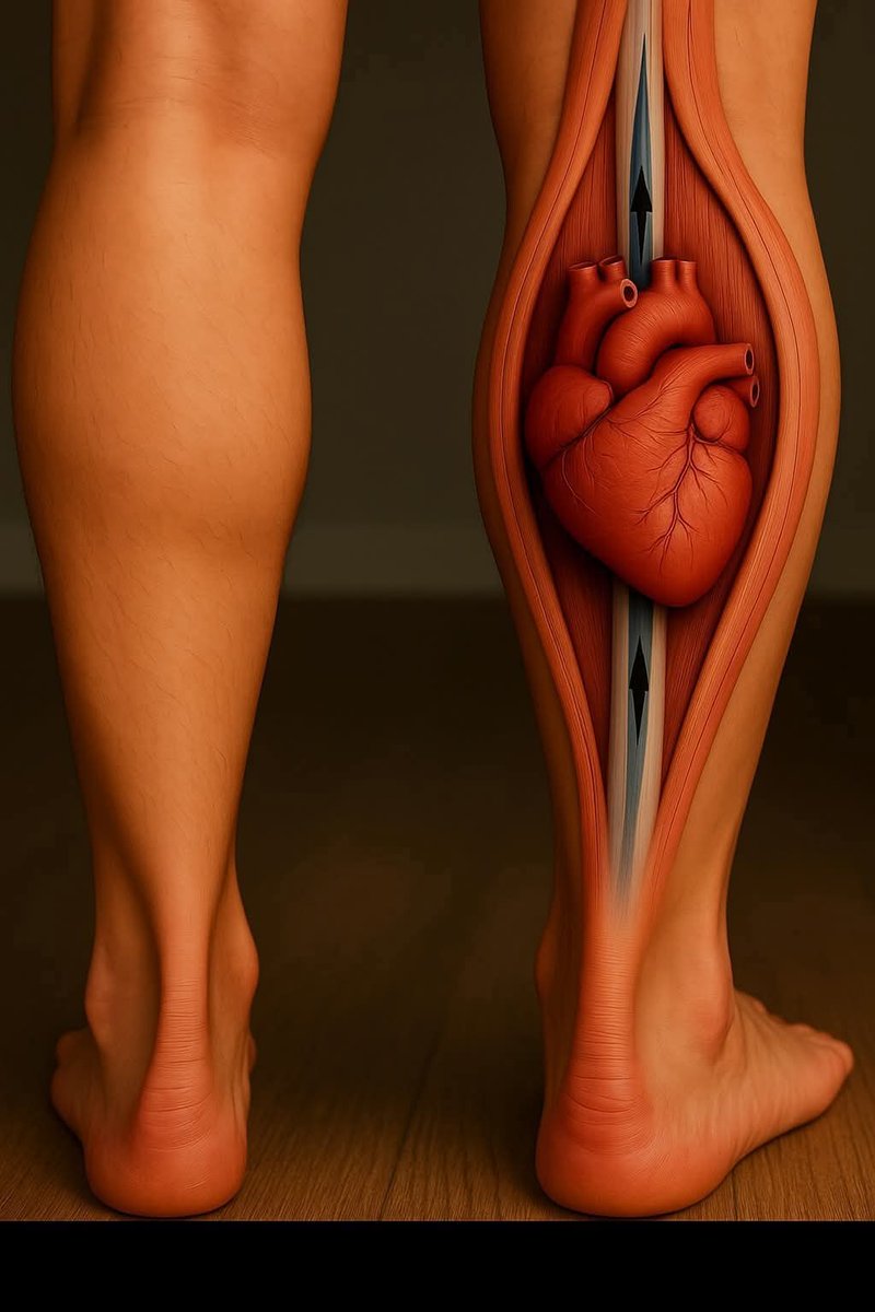 👁️👁️
Seu coração não trabalha sozinho. 
Em suas pernas temos um auxiliador e chama-se sóleo.
🦵🫀
Sim, esse músculo profundo, silencioso e esquecido, também bate por você.
—
Sempre que você caminha, sobe escadas ou simplesmente fica de pé, o sóleo é ativado.
E ao fazê-lo, ele