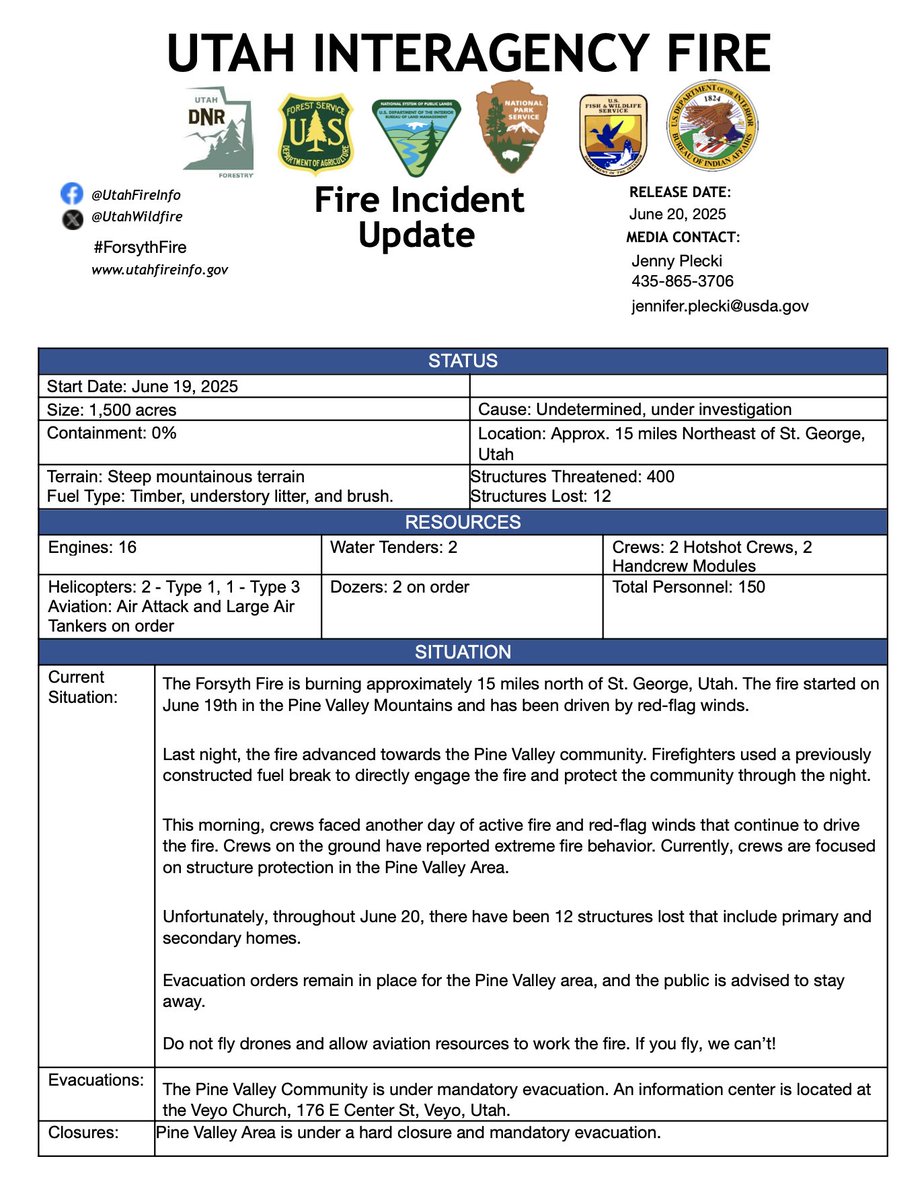 Utah Fire Info tweet media