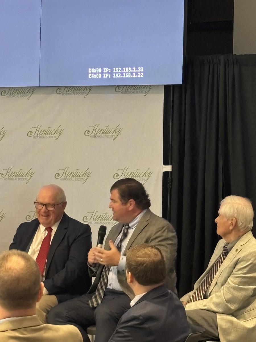 Honored to join in the 25th Anniversary of KY Ag Development Funds in Frankfort!

Grateful for the panel with former GOAP/KOAP Executive Directors &amp; Ag Commissioner Billy Ray Smith whose work made these funds possible!  #KYAg 

Here is to the next 25 years!!!!