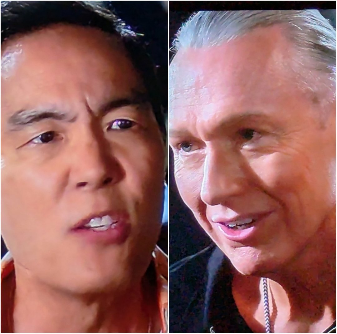 As a lifelong Karate Kid trilogy fan, one of the best parts of Cobra Kai is watching characters that I never could have imagined interacting, nevermind having a rivalry.  
#CobraKai #TheBinge