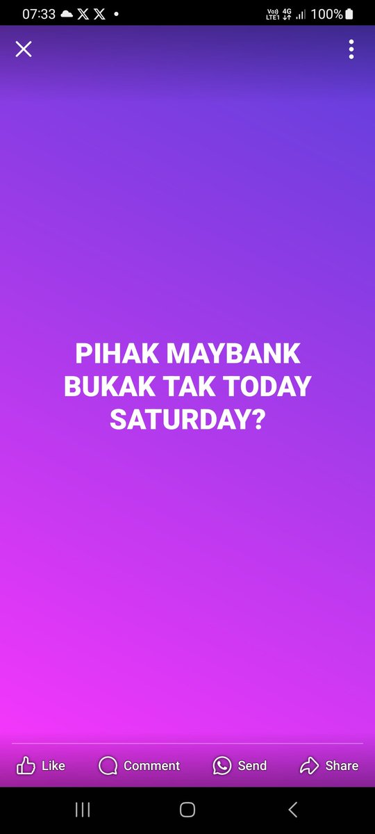 SAPA TAHU ?