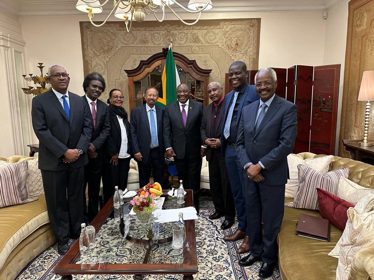 Meeting with the President and Foreign Minister of South Africa
Ramaphosa’s Words Were touching, moving and Warm Toward the People of Sudan
By Yasir Arman
tumblr.com/yasirarman/786…