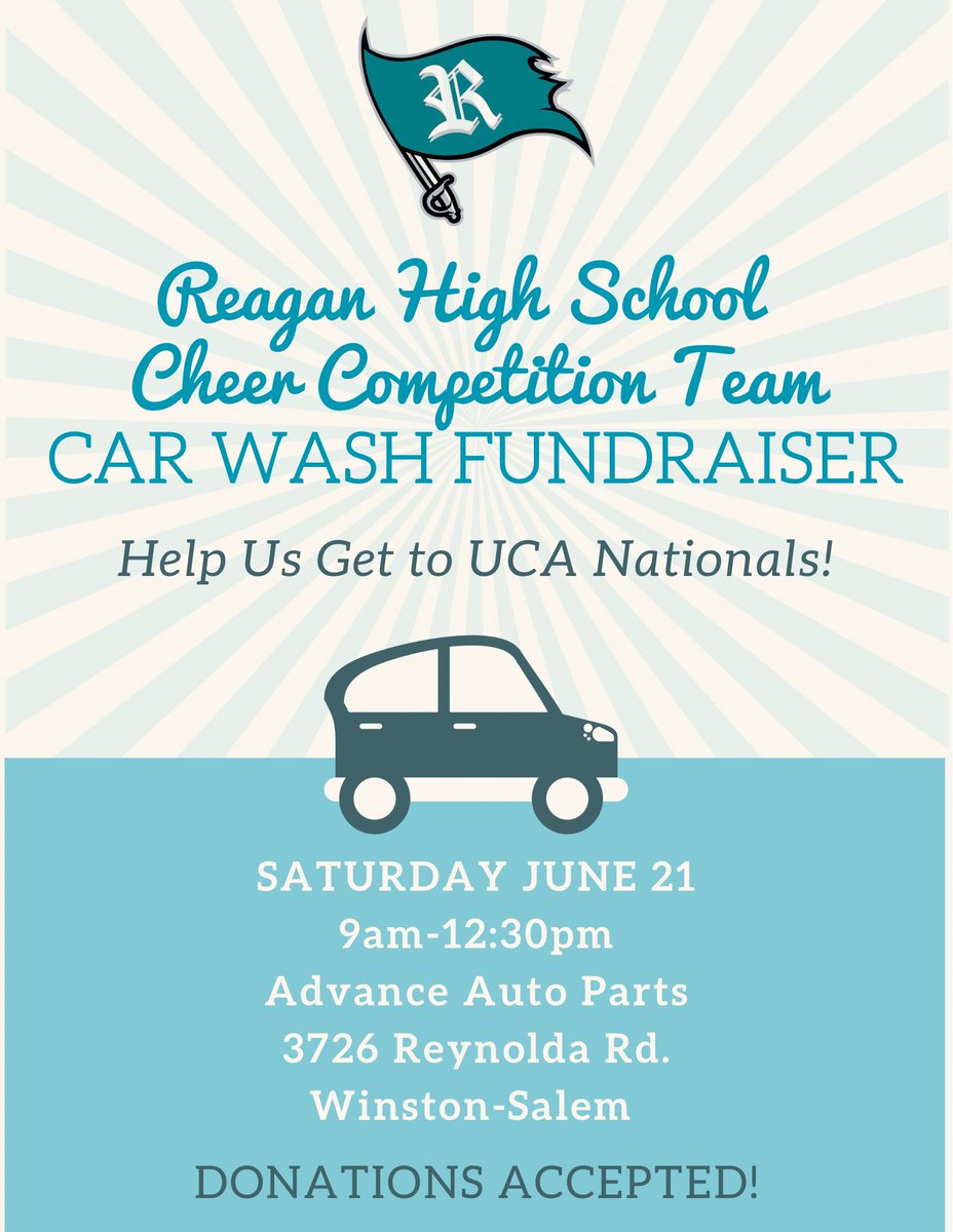 Come out tomorrow &amp; get your car washed to support our competition program! 🚗🧽
