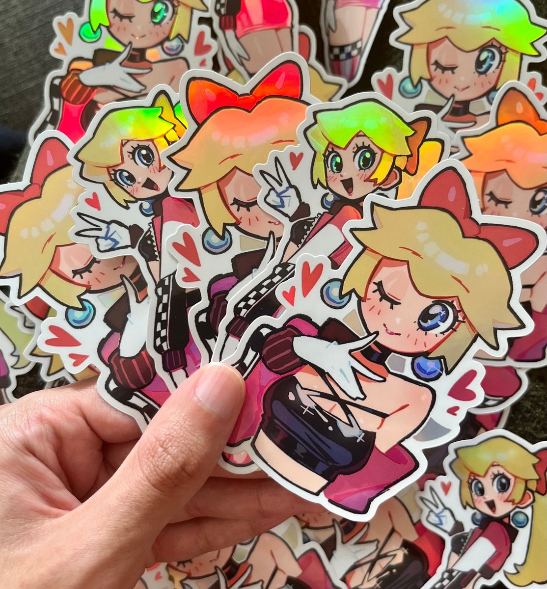 new limited holo stickersss