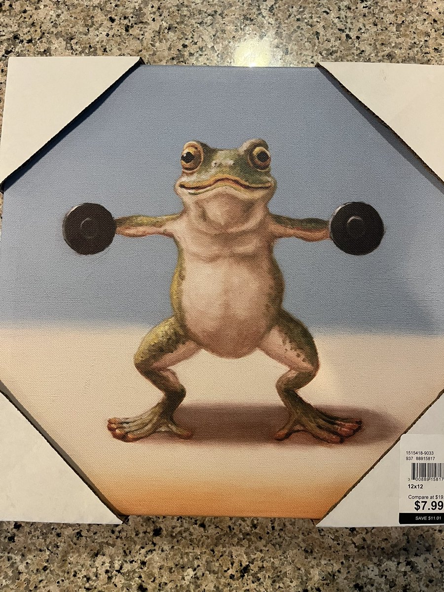 When your 6 year old picks out office decor. 🤣

Best $8 I have spent lately! 

#favoriteanimal #frogljfe