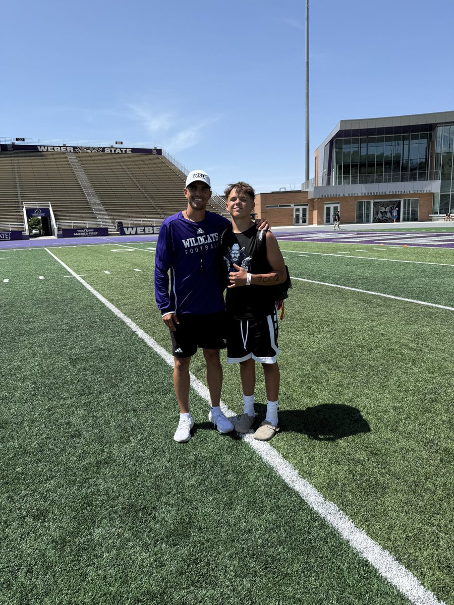 Tate Johnson (@tate_johnsonn) on Twitter photo Had a great time competing and learning at <a href="/weberstatefb/">Weber State Football</a> camp today! thanks <a href="/cowstown/">James Cowser</a> <a href="/skyler_ridley/">Coach Ridley</a> <a href="/mmental7/">Mickey Mental</a> and <a href="/CoachZachLarson/">Zachary Larson</a>
<a href="/Andy_Pham1/">Andy</a> <a href="/LawrenceSanft/">Lawrence Sanft</a> <a href="/PrepRedzoneUT/">Prep Redzone Utah</a> <a href="/BlairAngulo/">Blair Angulo</a> <a href="/BrandonHuffman/">Brandon Huffman</a> <a href="/football_mtn/">Mountain View High School Football</a> Had a great time competing and learning at <a href="/weberstatefb/">Weber State Football</a> camp today! thanks <a href="/cowstown/">James Cowser</a> <a href="/skyler_ridley/">Coach Ridley</a> <a href="/mmental7/">Mickey Mental</a> and <a href="/CoachZachLarson/">Zachary Larson</a>
<a href="/Andy_Pham1/">Andy</a> <a href="/LawrenceSanft/">Lawrence Sanft</a> <a href="/PrepRedzoneUT/">Prep Redzone Utah</a> <a href="/BlairAngulo/">Blair Angulo</a> <a href="/BrandonHuffman/">Brandon Huffman</a> <a href="/football_mtn/">Mountain View High School Football</a>