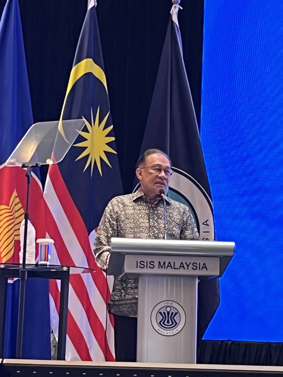 Lisa Curtis (@lisacurtisdc) on Twitter photo <a href="/anwaribrahim/">Anwar Ibrahim</a> <a href="/ISIS_MY/">ISIS Malaysia</a> Asia Pacific Roundtable #38APR “The credibility of the rules-based order is under trial.” Wise words from the Malaysian PM. US must remain closely engaged in SE Asia and maintain trust of the nations in this vital region. <a href="/anwaribrahim/">Anwar Ibrahim</a> <a href="/ISIS_MY/">ISIS Malaysia</a> Asia Pacific Roundtable #38APR “The credibility of the rules-based order is under trial.” Wise words from the Malaysian PM. US must remain closely engaged in SE Asia and maintain trust of the nations in this vital region.
