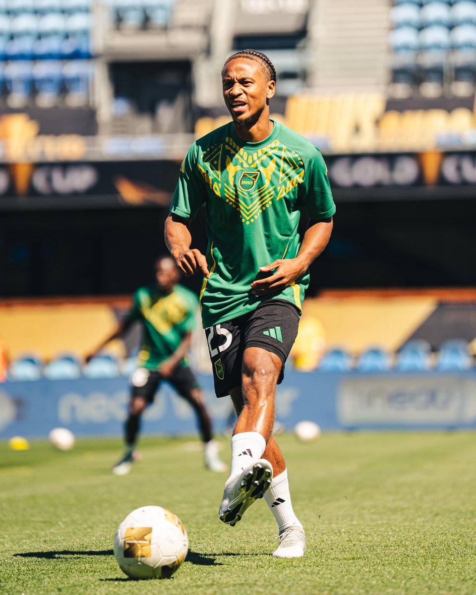 Final touches. Focus dialed.
The calm before the kickoff storm 🌪️

🇯🇲 #ReggaeBoyz #GoldCup2025 #JamaicaToTheWorld