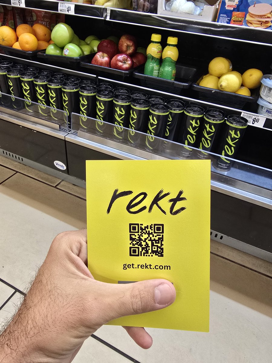 Day 2. Sold out. Again.

Big congrats to <a href="/osf_rekt/">OSF</a> <a href="/iliketabz/">i like tabz</a> and the whole <a href="/rektdrinks/">Rekt Drinks</a> team for crushing it at 7-Eleven for the second day in a row 💥

Been here since day one…
And still feel way underexposed, man👀

BRAND COIN SZN
REKT WORLD DOMINATION