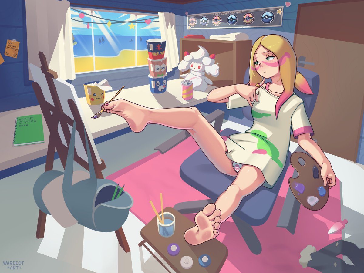 Wardeot Art (@wardeotart) on Twitter photo "Mina's lazy afternoon sketching" Commission by <a href="/MeIsGman/">Gman -🐝Non Terrae Plus Ultra</a>
Feet are good for a lot of things hehe
#feet #Pokemon "Mina's lazy afternoon sketching" Commission by <a href="/MeIsGman/">Gman -🐝Non Terrae Plus Ultra</a>
Feet are good for a lot of things hehe
#feet #Pokemon