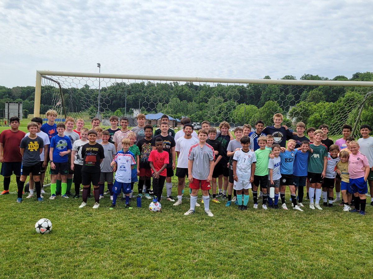 Had a great week of soccer camp with this group. We had a lot of fun!

#GoKnights