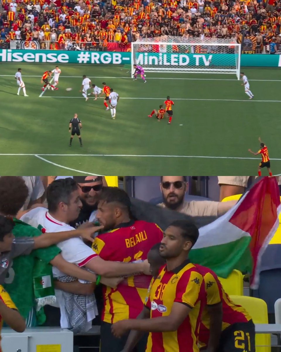 FilGoal (@filgoal) on Twitter photo بــلايـــلي يتلاعب بالكل 💥⚽
علم فلسطين يظهر في مدرجات الترجي بعدما احتفل يوسف بلايلي بهدفه مع الجماهير 🇵🇸
#FIFACWC | #كأس_العالم_للأندية | #في_المونديال بــلايـــلي يتلاعب بالكل 💥⚽
علم فلسطين يظهر في مدرجات الترجي بعدما احتفل يوسف بلايلي بهدفه مع الجماهير 🇵🇸
#FIFACWC | #كأس_العالم_للأندية | #في_المونديال