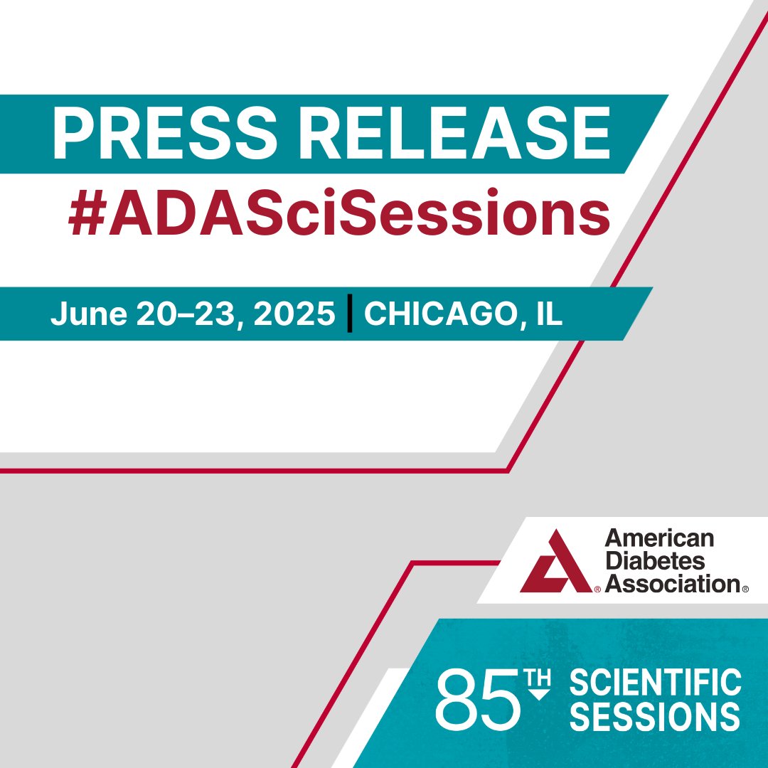 ADA_DiabetesPro's tweet photo. PRESS RELEASE: New Research Demonstrates Significant Benefits of Simple Dietary Switch for Blood Glucose Control and Long-Term Weight Management 

Details: https://t.co/Z2DPlKQt90 #ADASciSessions https://t.co/Guxh8hvqPz